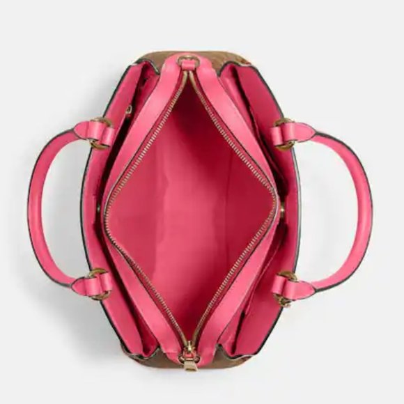 Coach Carryall In Signature Canvas Free Twillies - Picture 4 of 15